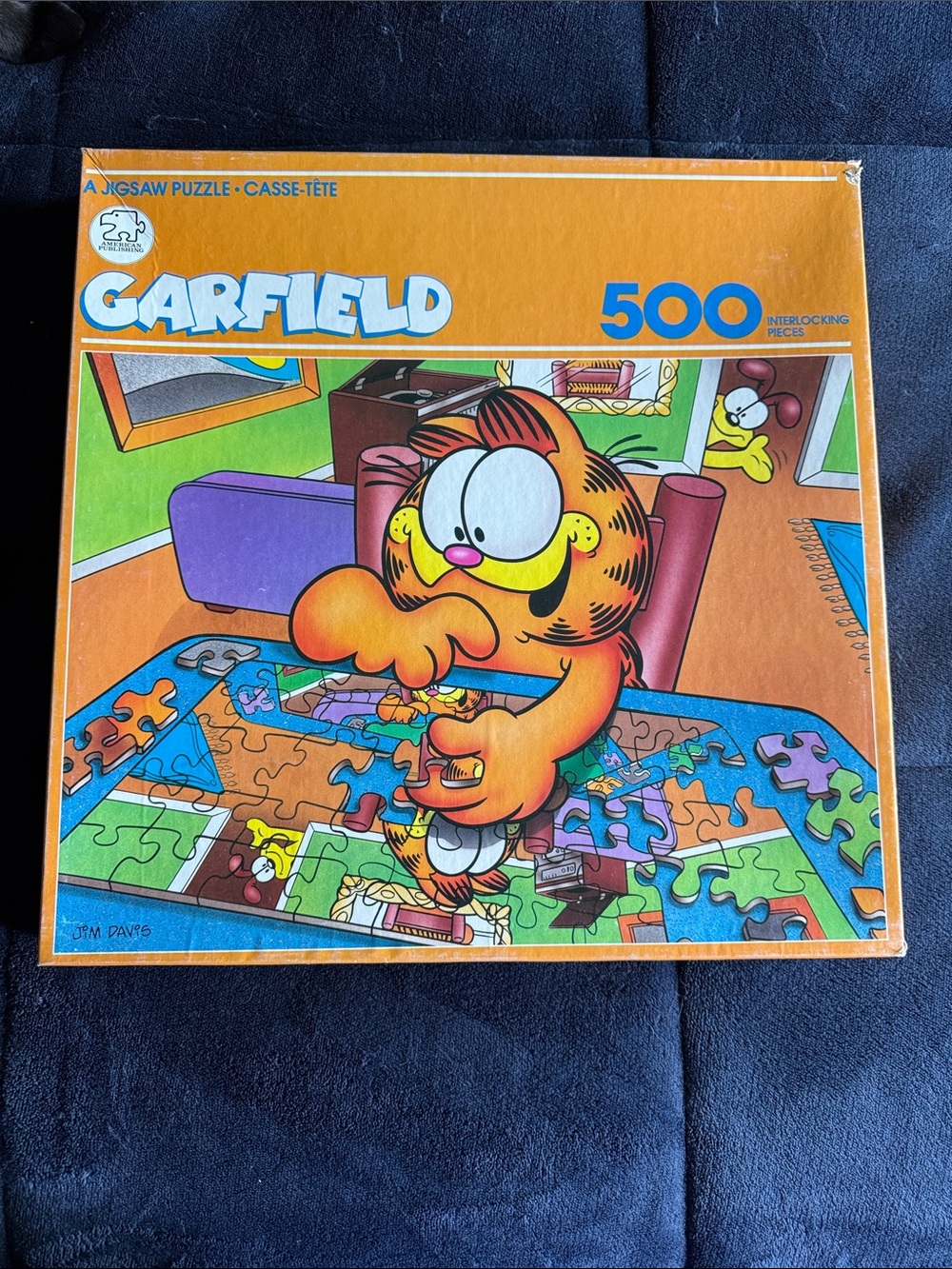 500 piece vintage Garfield jigsaw puzzle